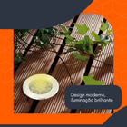 10 Balizador De Solo Led Chão Jardim 5w Embutir Blindado Verde