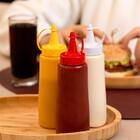 10 Bisnagas Para Molhos Plástica 250ml Frasco Ketchup Mostard