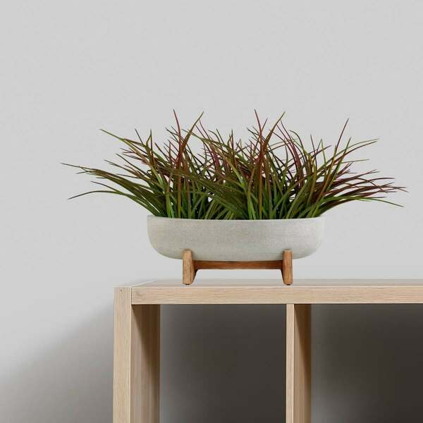 10 Buquês De Capim Artificial Plantas Para Decoração De Painé