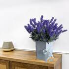 10 Buquês De Flor Lavanda Artificial (46cm) Perfeito Para Dec