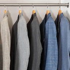 10 Cabide Madeira Terno Calças E Casacos Com Ombreira Luxo