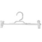 10 Cabides De Presilha Para Saia Loja Plástico Transparente 3