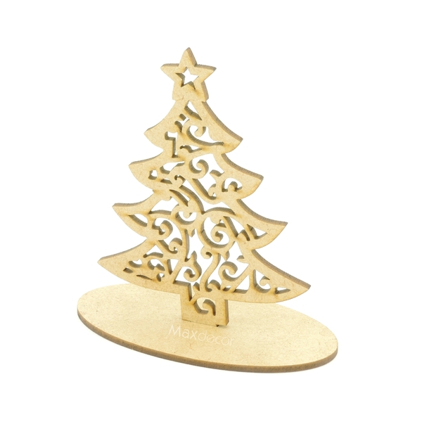 10 Centro De Mesa Personalizado Mdf - Display - Natal