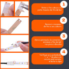 10 Conector Emenda Para Fita De Led 2 Vias Rabicho Fêmea P4