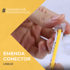 10 Conector Linear Emenda Para Fita De Led 10mm 120/240 Leds