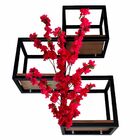 10 Flores De Cerejeira Pink Artificial De Alta Qualidade Flor