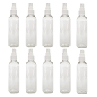 10 Frascos Spray Borrifador 100ml Cilindrico Alto