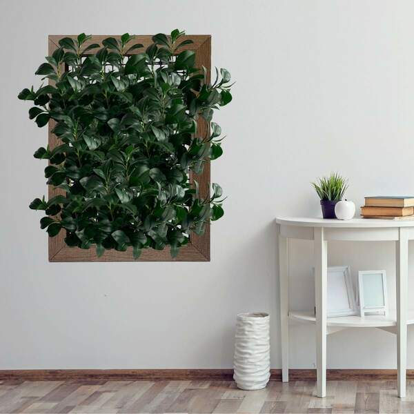 10 Galhos De Folhagem Artificial Peperômia Para Vasos, Jardin