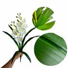 10 Galhos Flor De Orquídea Artificial Tipo Dançante - Elegânc