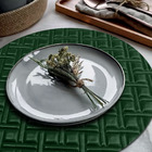 10 Jogo Americano Bag Alto Padrão Impermeável Redondo Vd Pvc