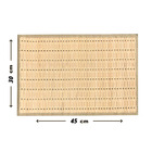 10 Jogo Americano Bambu Premium Acabamento Na Borda Mf 30x45