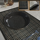 10 Jogo Americano Bambu Premium Acabamento Na Borda Pt 30x45