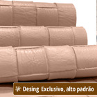 10 Jogo Americano Botte Alto Padrão Impermeável Pvc Vr - Rose