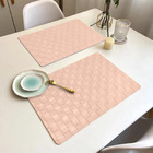 10 Jogo Americano Botte Alto Padrão Impermeável Pvc Vr - Rose