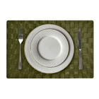 10 Jogo Americano Botte Alto Padrão Impermeável Pvc Vr - Verd