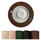 10 Jogo Americano Botte Alto Padrão Impermeável Redondo Vr -