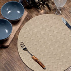 10 Jogo Americano Botte Alto Padrão Impermeável Redondo Vr -