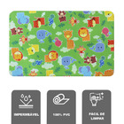 10 Jogo Americano Infantil Zoo Impermeável Pvc 10 Lugares