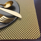 10 Jogo Americano Pvc Antiderrapante Flex Resistente Bege