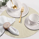 10 Jogo Americano Redondo Antiderrapante Flex Resistente Mf