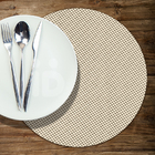 10 Jogo Americano Redondo Antiderrapante Flex Resistente Mf