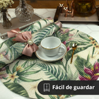 10 Jogo Americano Redondo Mesa Posta Sousplat Luxo Pvc M08