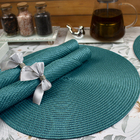 10 Jogo Americano Redondo Mesa Posta Sousplat Luxo Pvc Maz3