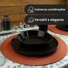 10 Jogo Americano Redondo Mesa Posta Sousplat Luxo Pvc Mtr