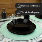 10 Jogo Americano Redondo Mesa Posta Sousplat Luxo Pvc Mvd