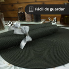 10 Jogo Americano Redondo Mesa Posta Sousplat Pvc Ma Oliva