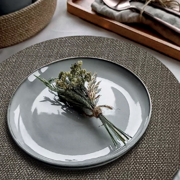 10 Jogo Americano Redondo Napoli Fendi Impermeável Pvc