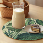 10 Jogo Americano Redondo Pvc Mesa Posta Costela Adão