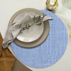 10 Jogo Americano Redondo Sousplat Floren Ac Limpa Fácil Pvc