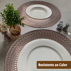 10 Jogo Americano Redondo Sousplat Luxo Alto Padrão Real Vr -