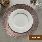 10 Jogo Americano Redondo Sousplat Luxo Alto Padrão Real Vr -