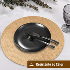 10 Jogo Americano Redondo Sousplat Mesa Posta Luxo Plh Ljc