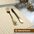 10 Jogo Americano Roma Alto Padrão Impermeável  Pvc Mf - Marf