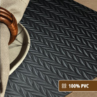 10 Jogo Americano Roma Alto Padrão Impermeável  Pvc Pt - Pret