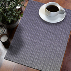 10 Jogo Americano Tela Trançado Trama Rústico Resistente Cz