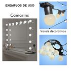 10 Lâmpada Led Modelo Bolinha Led 1w  E27 1w Branco Frio - 22