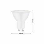 10 Lâmpada Led Save Energy Dicróica Mr16 Ii 7w Gu10 Bivolt 30