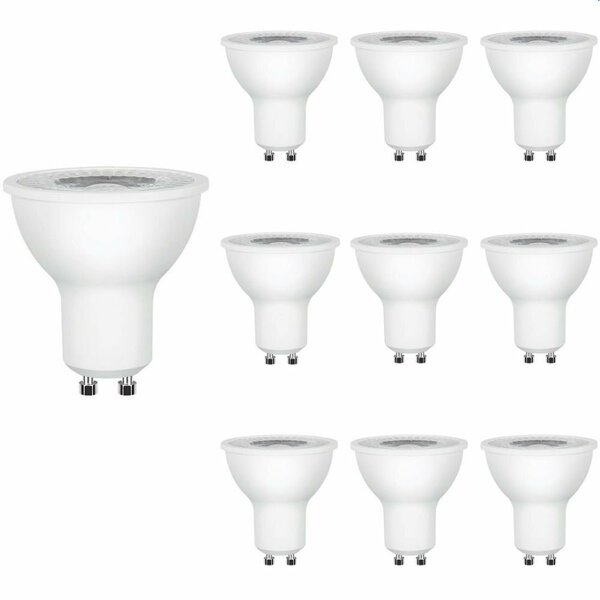 10 Lâmpada Led Stella Dicroica Mr16 Eco 7w Gu10 Bivolt 4000k