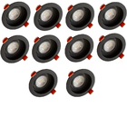 10 Lâmpada Luminária Spot Led Cob Direcionável 5w Redondo