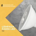 10 Lâmpada Par30 De Led 11w 25° Branco Neutro 4000k Bivolt