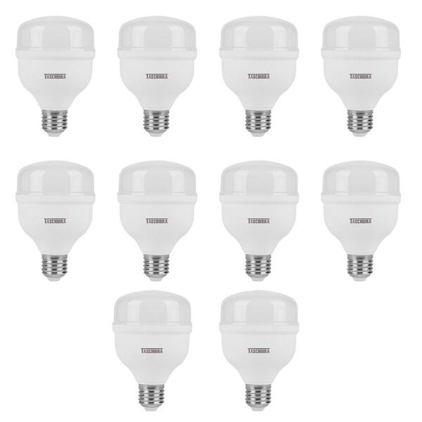 10 Lâmpadas Alta Potência Tkl 110 20w 3000k E27 Taschibra