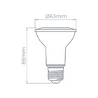 10 Lâmpadas Led Stella Par 20 Eco 5,5w E27 Bivolt 4000k Luz N