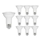 10 Lâmpadas Led Stella Par 20 Eco 5,5w E27 Bivolt 5000k Luz N