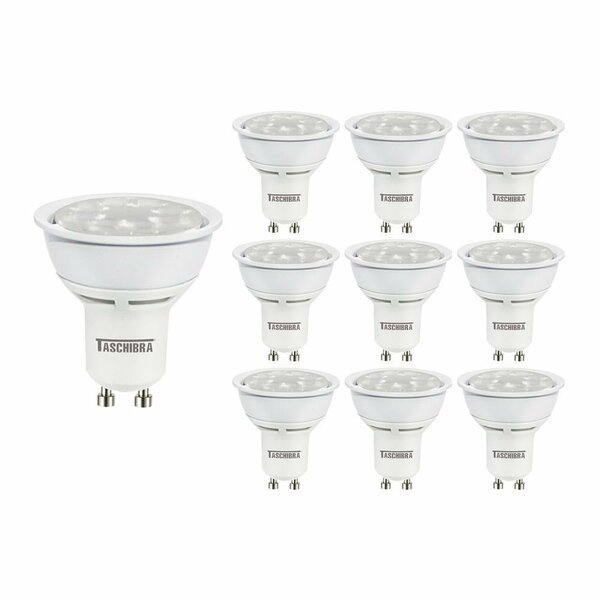 10 Lâmpadas Led Taschibra Tdl 50 Dicroica Mr16 7w Bivolt Gu10