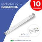 10 Lâmpadas Uv-c Germicida