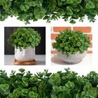 10 Maços De Mini Eucalipto Artificial (6 Hastes Em Cada De 25